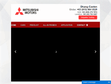 Tablet Screenshot of mitsubishicarsphilippines.com